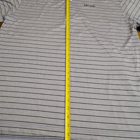 Peter Millar Men's Large Purple Striped Golf Polo Isleworth GC Course Logo Shirt - Picture 11 of 16